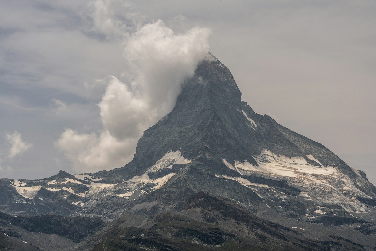 Zermatt et le Cervin en hiver
